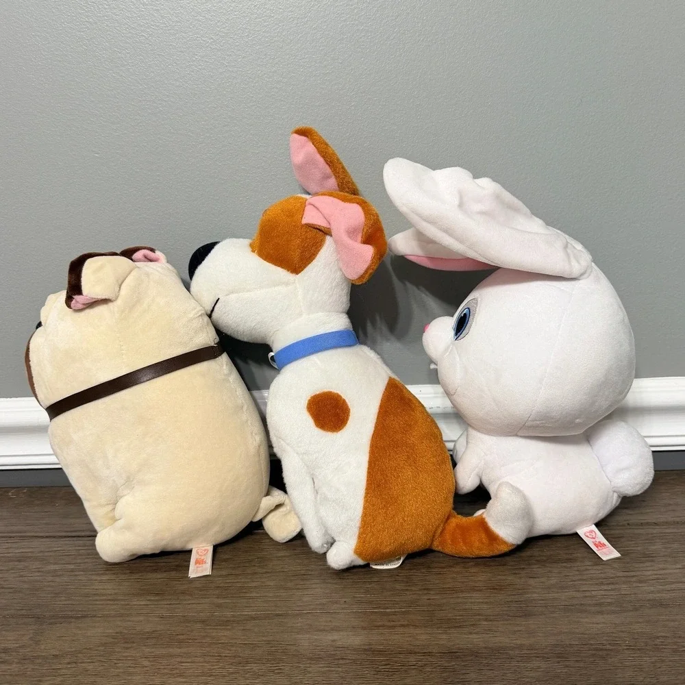 Ty Secret Life of Pets Max, Mel, & Snowball Plush‎ Set